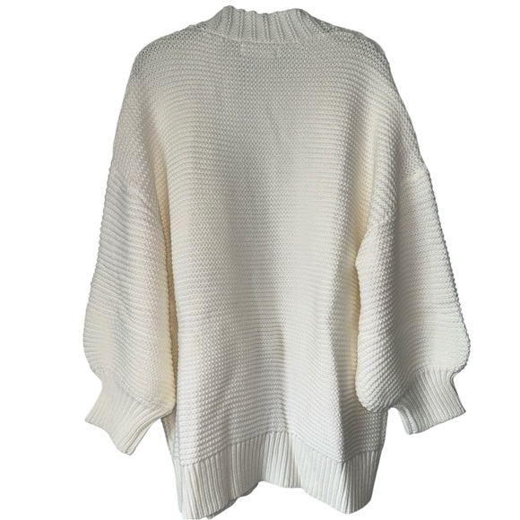Lani the Label Elegant Cream Knit Cardigan Size M NWT Bloomingdale’s Exclusive - Picture 4 of 10